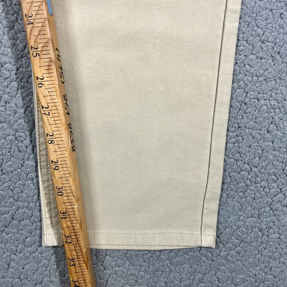 Marine Layer Flex Terry Pant Slim Straight Khaki Tan 34x32 NWT MRSP $148